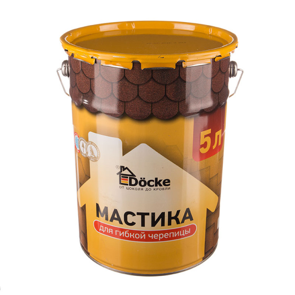 Мастика для гибкой черепицы Döcke 10,0 л